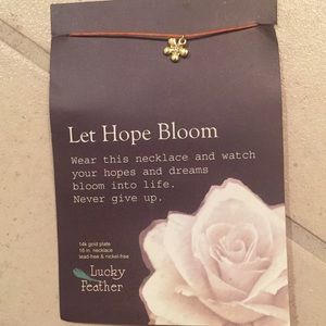 Lucky Feather necklace!